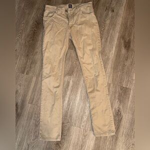 Boggi Milano Beige Claude Regular Fit Classic Men's Pants Size 31